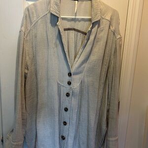 FREE PEOPLE Casual Light long sleeve Shirt